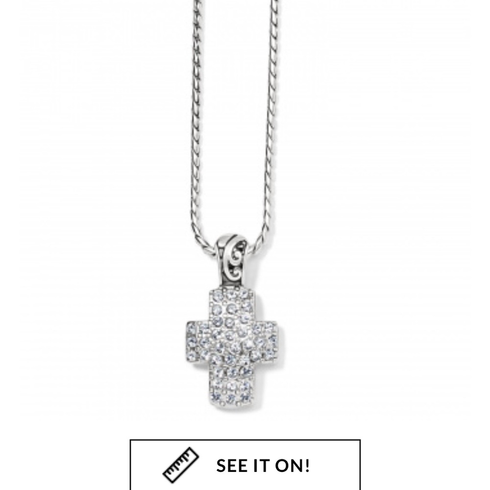Brighton Sacred Cross Reversible Necklace from Sacred Collection 16 -18 inches